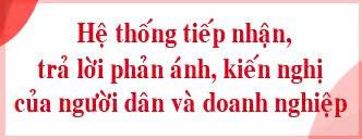 Phản Ánh Kiến Nghị