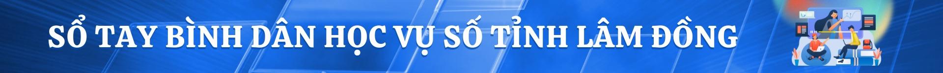 Sổ tay Bình dân học vụ số tỉnh Lâm Đồng